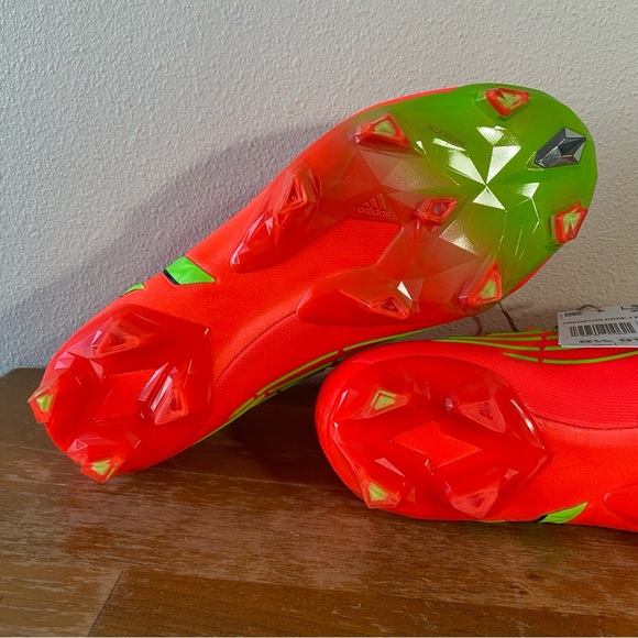 adidas predator edge .1 FG Red Soccer Cleats MSRP $250 - Size 8 - Picture 11 of 13